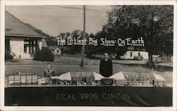 The Littlest Big Show on Earth, Seal Bros Circus Postcard