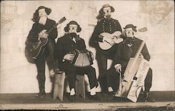 Clown Band - Great Soapbox Cello, Guitars Postcard