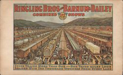 Ringling Bros and Barnum & Bailey Combined Shows Trade Card