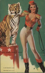 "He's safer than a wolf" Tiger Arcade Card