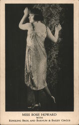 Miss Rose Howard w/ Ringling Bros and Barnum & Bailey Circus Postcard