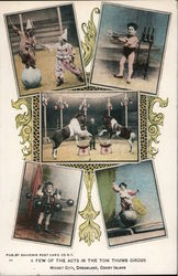A Few of the Acts in the Tom Thumb Circus Postcard