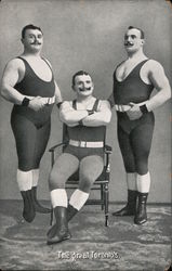 The Great Toronto's Strongmen Postcard