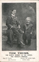 Tom Thumb, The Oldest Midget in the World Postcard