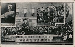 Waller, The Demon Hercules Strongman Postcard