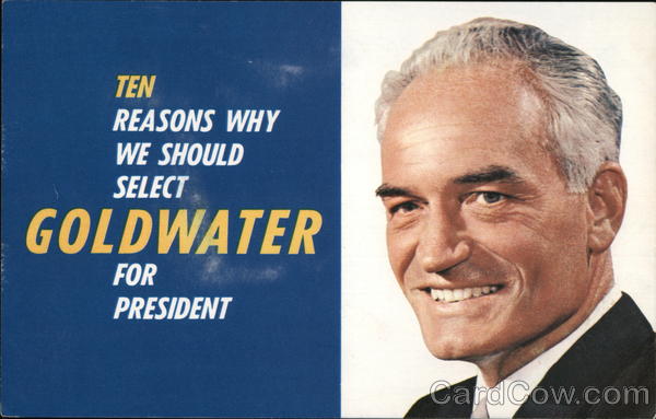 Why we need sen. Barry Goldwater Political
