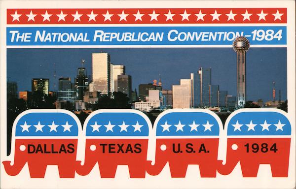 The National Republican Convention -- 1984 Dallas Texas