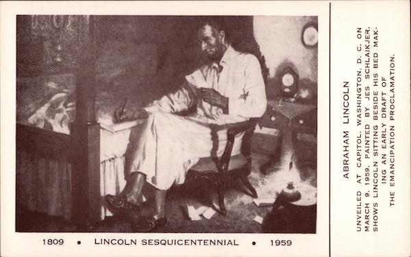 1809 Licoln Sesquicentennial 1959 Presidents