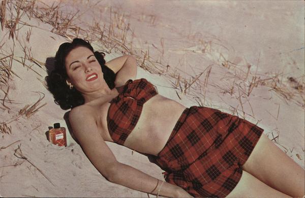 Tartan Suntan Lotion Advertising
