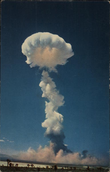 Atomic Bomb Explosion Yucca Flats, Nevada Military