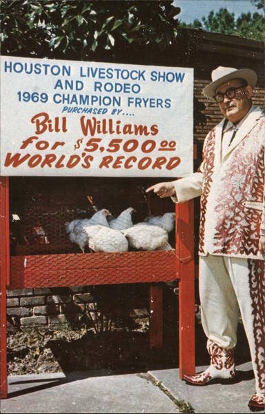 Houston Livestock Show and Rode 1969 Champion Fryers Purchased by Bill Williams Texas