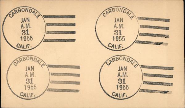 4 Carbondale California 4 Bar Cancels