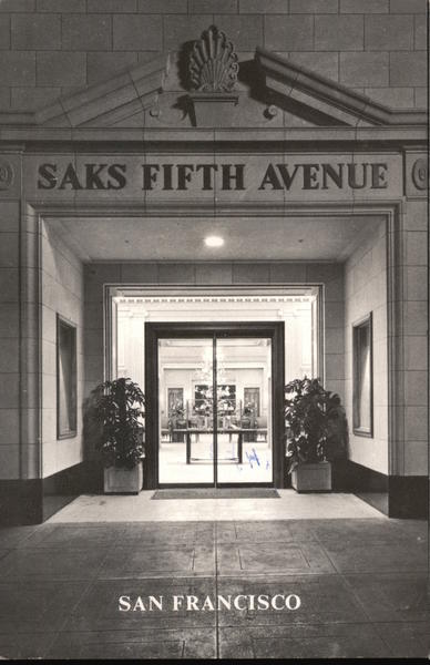 Saks Fifth Avenue San Francisco California