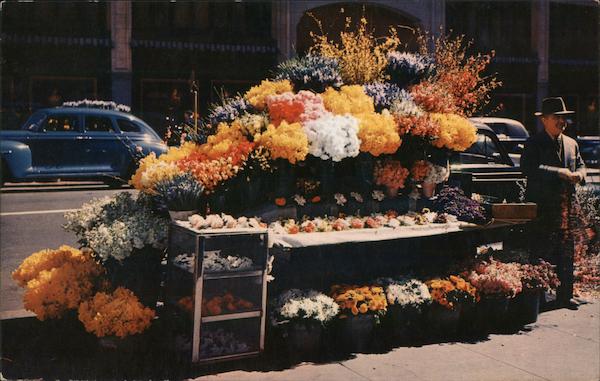 San Francisco Flower Stand California