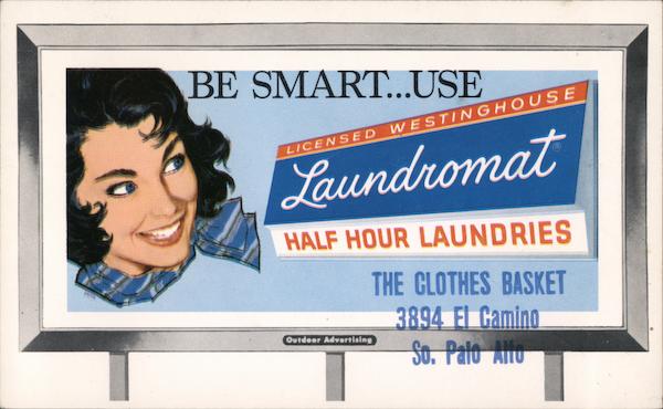 Be Smart Use Licensed Westinghouse Laundromat Advertising