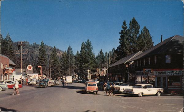 Bustling Business Section Kings Beach California