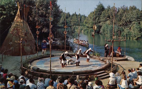 Frontier Land Indian Village Anaheim California Disney