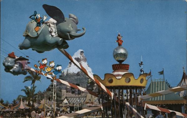 Flying Dumbo Anaheim California Disney