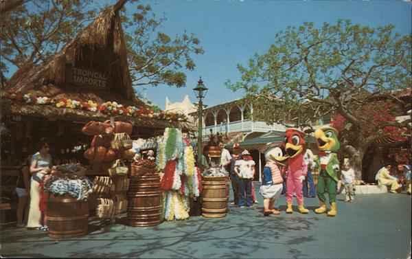 The Three Caballeros in Adventure Land Anaheim California