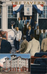 The Tavern Laconia Welcomes Ike Postcard