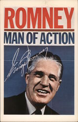 George Romney Man of Action Postcard