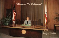 Governor Goodwin V. Knight Postcard