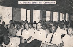 A training school for Communists Postcard