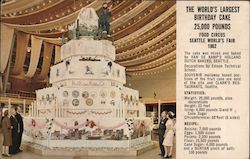 The World's Largest Birthday Cake Postcard