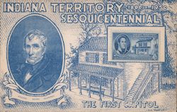 Indiana Territorial Sesquicentennial FDC Postcard