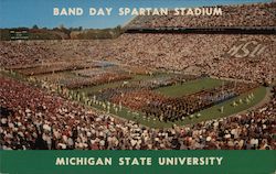 Band Day Spartan Stadium Postcard