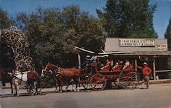 Stage Coach Station Postcard
