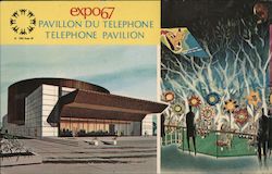 Expo 67 Telephone Pavilion Postcard