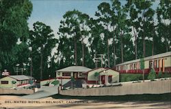 Bel-Mateo Motel 803 Belmont Avenue Just Off the El Camino Real New Deluxe Rooms Television- Postcard