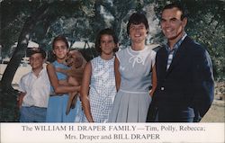 The William Draper Family (Venture Capitalist Tim Draper) Menlo Park, CA Political Postcard Postcard Postcard