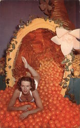 "California Gold" fills the horn of plenty to overflowing Postcard