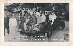 Anxious Fishermen - Sweet 69 Postcard