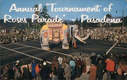 Annual "Tournament of Roses Parade" Pasadena, CA Postcard Postcard Postcard