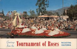 Pasadena Rose Bowl Parade Postcard