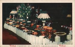 Rickey's Famous 57-Variety Smorgasbord Postcard