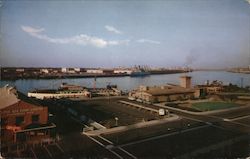 Jack London Square and Estuary, Famous Sea Food Restaurants Postcard