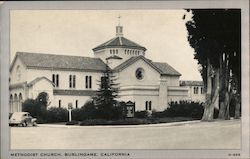 Methodist Church, Burlingame, California Postcard