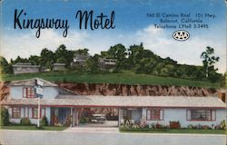 Kingsway Motel Belmont, CA Postcard Postcard Postcard