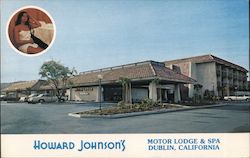 Howard Johnson's Motor Lodge & Spa Dublin, CA Postcard Postcard Postcard