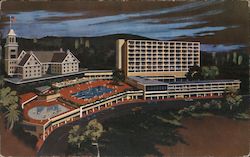 Hotel Claremont and Lanai Tower - The Bay Area's Finest Resort Hotel Postcard