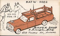 Silver Stud & silver nag Postcard