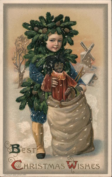 Best Christmas Wishes - A Girl Holding a Doll Children
