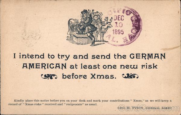 Christmas Correspondence Card
