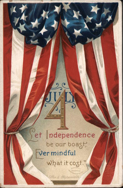 July 4th: Flag Banner 4th of July