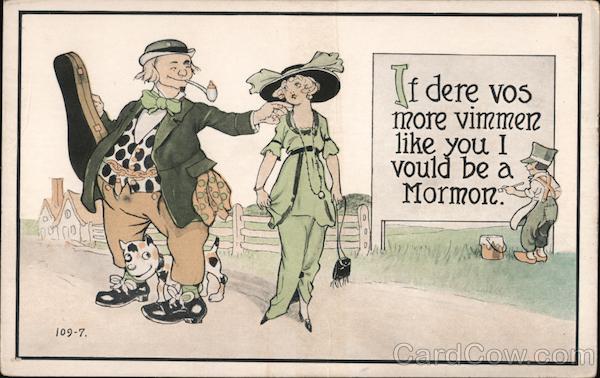 Mormon: Hobo Propositioning Woman on Road Comic, Funny