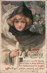 Witch and Goblins: A Happy Halloween Postcard